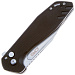 Нож CJRB Riff J1928-BK, рукоять черная G10,стоунвош, AR-RPM9