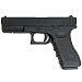Пистолет страйкбольный WE Glock 17 Gen3, чёрный, WE-G001A-BK / GP616