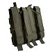 Подсумок Voenpro под 2 магазина AK/M серия с фиксатором, олива/мох