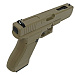 Пистолет страйкбольный (Cyma) CM030(TN) Glock 18C TAN