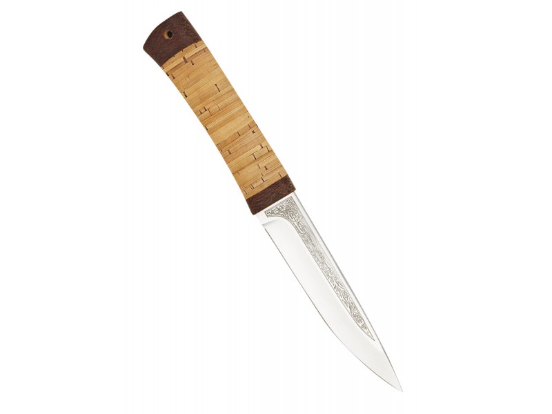 Нож АиР "Пескарь" береста , 95х18, Златоуст